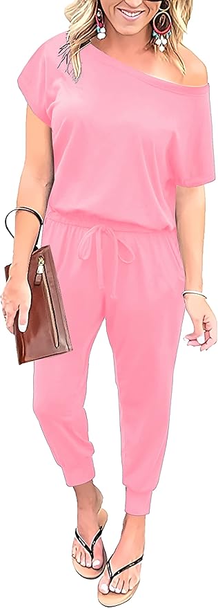 Off-Shoulder Jumpsuit