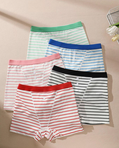 Adora - Women's Striped Print Boyshorts