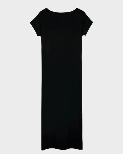 Off-Shoulder Batwing Maxi Lounge Dress